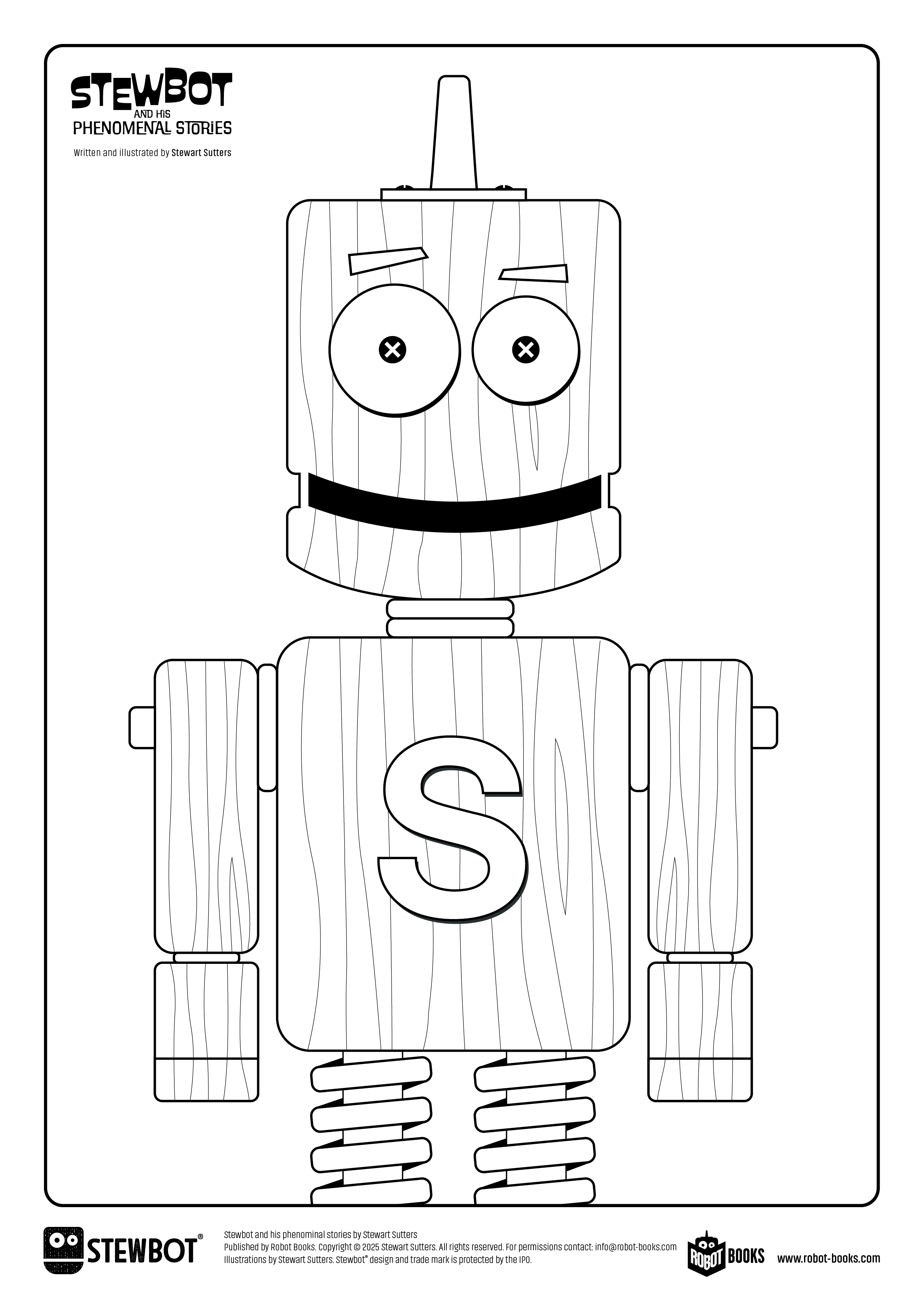 Stewbot Colouring 07